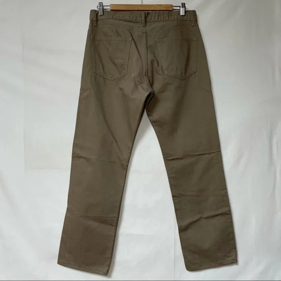 Mens Uniqlo Khaki 5-pocket jean size W33 - Picture 6 of 7